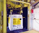 Erdungszange 70AG bei der BIG-BAG-Erdung